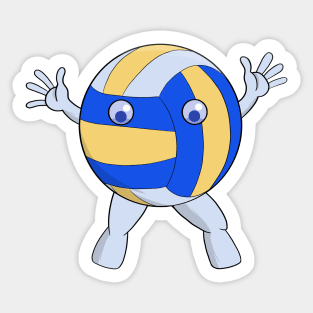 Funny Volleyball Sticker